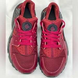 Nike Air Huaraches run noble Red Athletic Sneakers kids sz